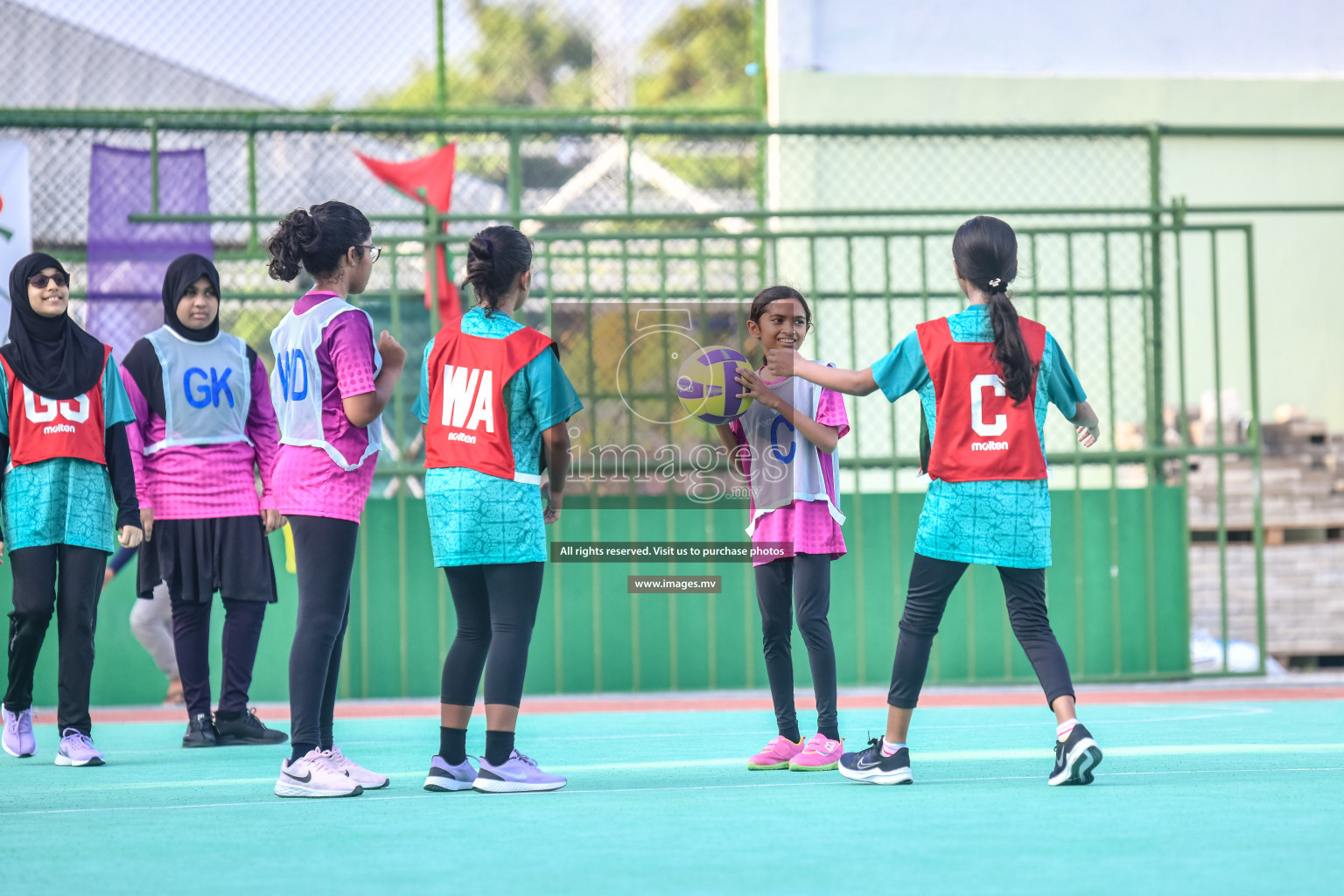 Day 7 of Junior Netball Championship 2022 on 11th March 2022 held in Male', Maldives. Photos by Nausham Waheed