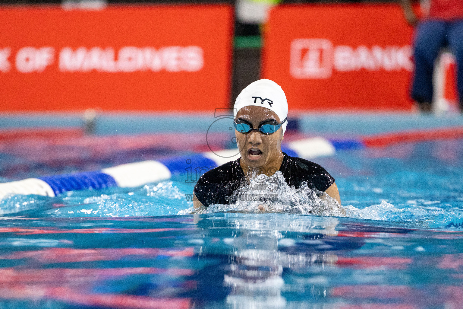 Day 4 of 20th Inter-school Swimming Competition 2024 held in Hulhumale', Maldives on Tuesday, 15th October 2024. Photos: Ismail Thoriq / images.mv