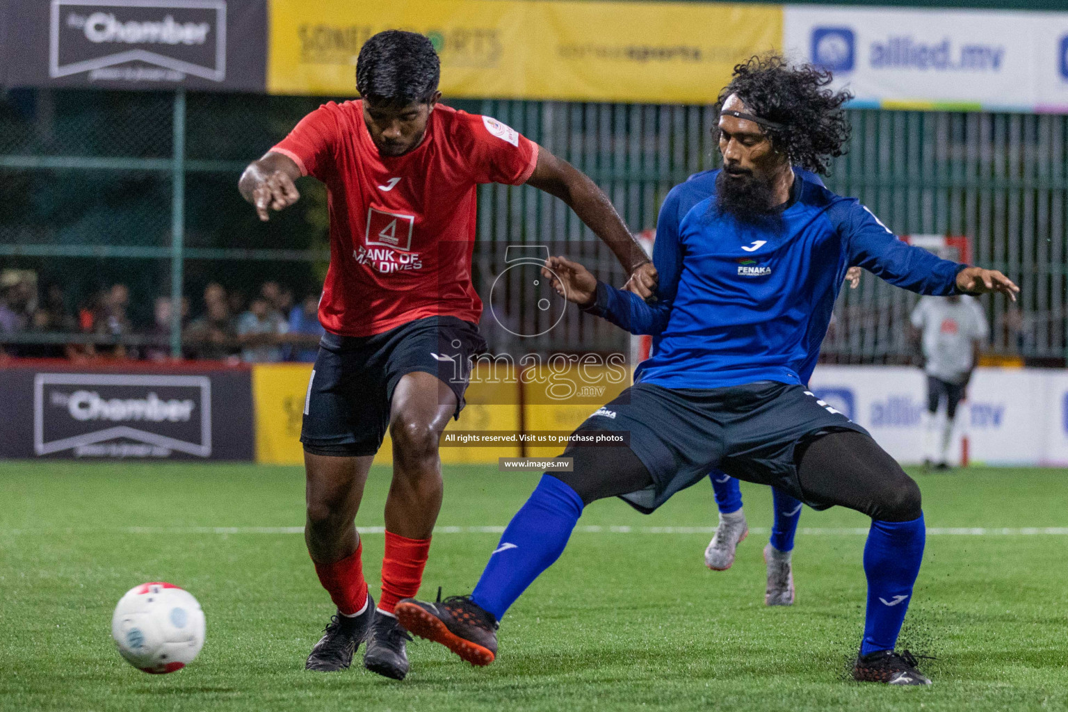 Team Fenaka vs United BML in Club Maldives Cup 2022 was held in Hulhumale', Maldives on Sunday, 9th October 2022. Photos: Ismail Thoriq / images.mv