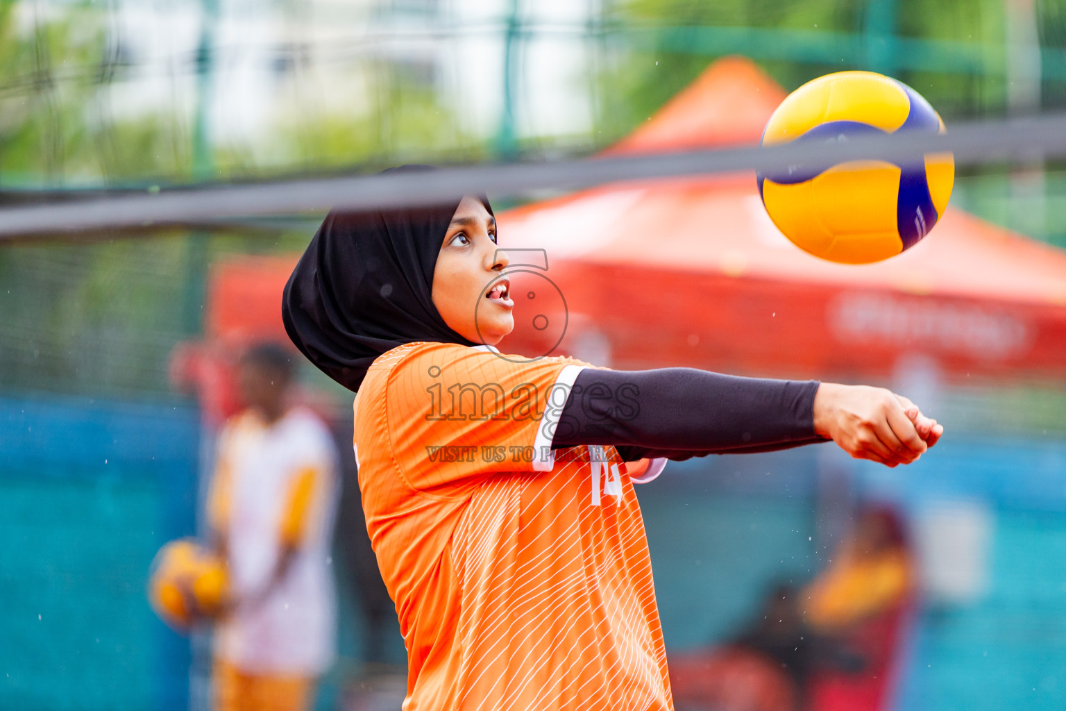 Day 2 of Interschool Volleyball Tournament 2024 was held in Ekuveni Volleyball Court at Male', Maldives on Sunday, 24th November 2024. Photos: Nausham Waheed / images.mv