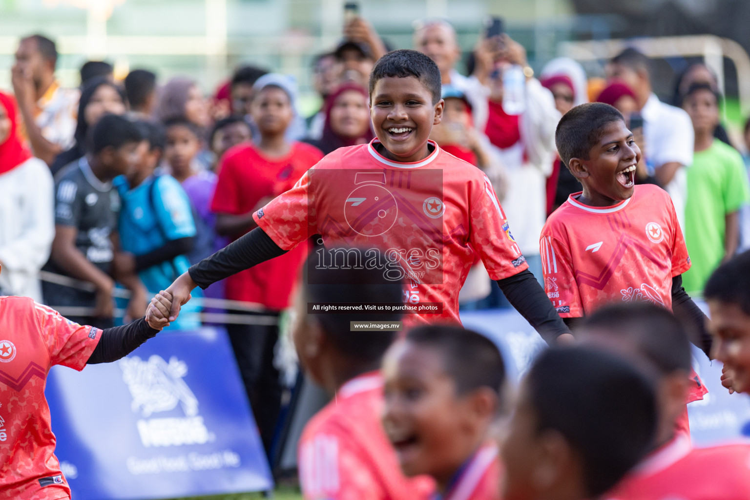 Nestle Kids Football Fiesta 2023 - Day 4
Day 4 of Nestle Kids Football Fiesta, held in Henveyru Football Stadium, Male', Maldives on Saturday, 14th October 2023 Photos: Nausham Waheed / images.mv