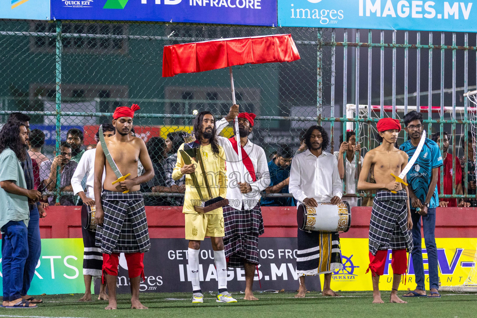 Opening of Golden Futsal Challenge 2024 with Charity Shield Match between L.Gan vs Th. Thimarafushi was held on Sunday, 14th January 2024, in Hulhumale', Maldives Photos: Ismail Thoriq / images.mv