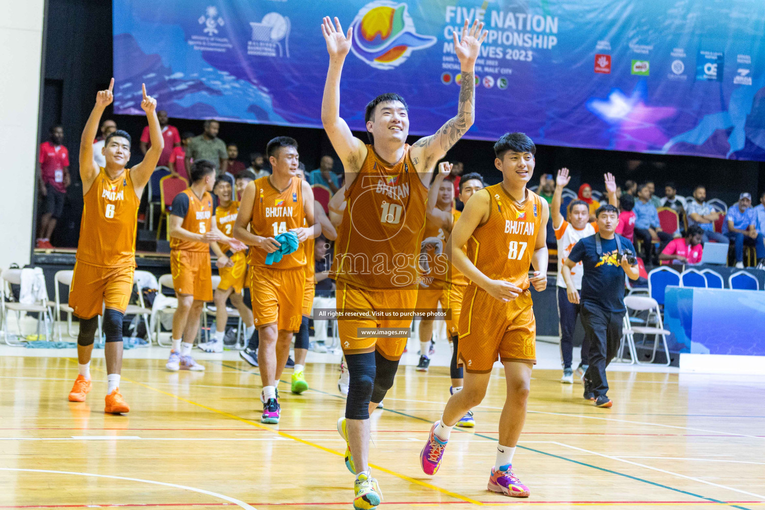 Bangladesh vs Bhutan in the final of Five Nation Championship 2023 was held in Social Center, Male', Maldives on Thursday, 22nd June 2023. Photos: Ismail Thoriq / images.mv