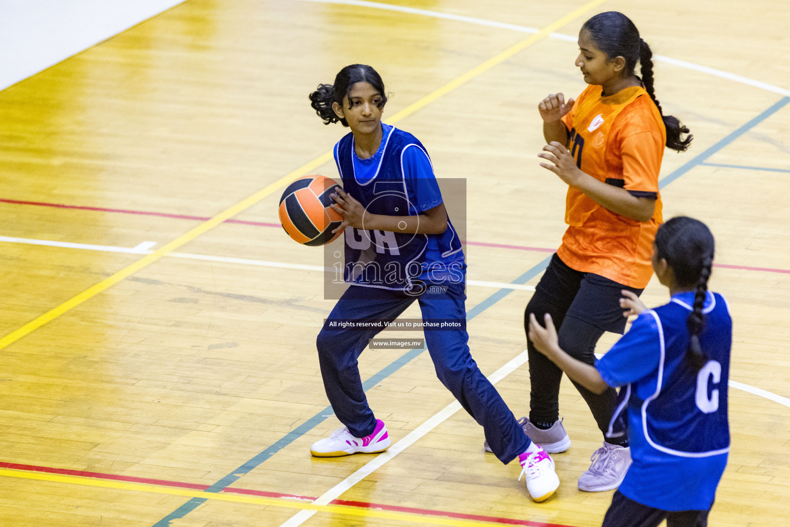 24th Interschool Netball Tournament 2023 was held in Social Center, Male', Maldives on 27th October 2023. Photos: Nausham Waheed / images.mv