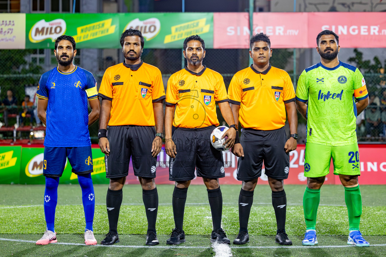 Customs rc vs Club Immigration in Club Maldives Cup 2024 held in Rehendi Futsal Ground, Hulhumale', Maldives on Wednesday, 2nd October 2024. Photos: Nausham Waheed / images.mv