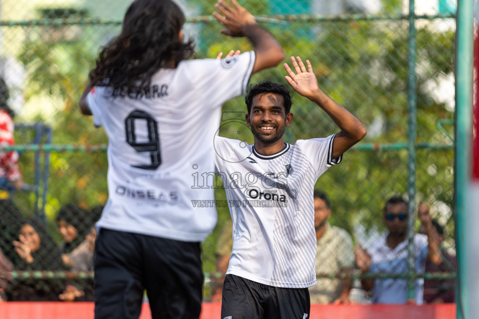 Sh. Lhaimagu VS Sh. Feevah in Day 12 of Golden Futsal Challenge 2024 was held on Friday, 26th January 2024, in Hulhumale', Maldives Photos: Nausham Waheed / images.mv