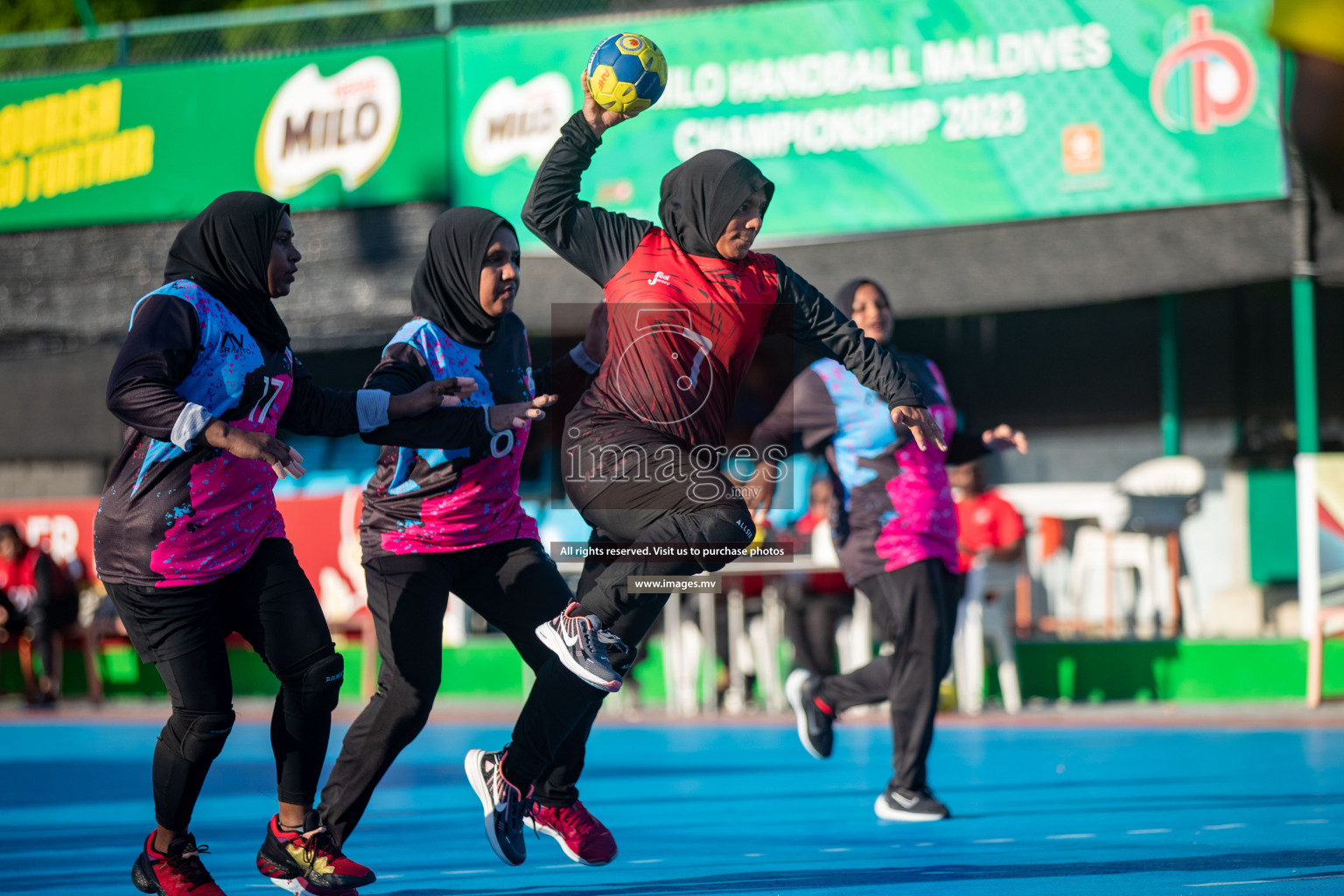 Day 4 of 6th MILO Handball Maldives Championship 2023, held in Handball ground, Male', Maldives on Friday, 23rd May 2023 Photos: Nausham Waheed/ Images.mv