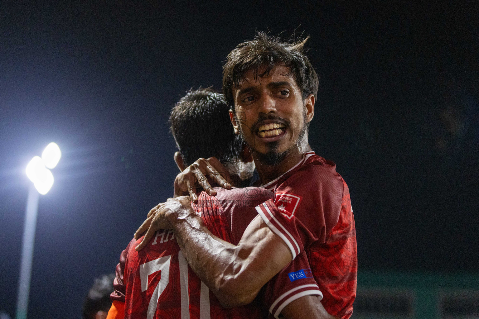 GA Dhevvadhoo vs GA Kanduhulhudhoo in Day 10 of Golden Futsal Challenge 2024 was held on Tuesday, 23rd January 2024, in Hulhumale', Maldives Photos: Nausham Waheed / images.mv