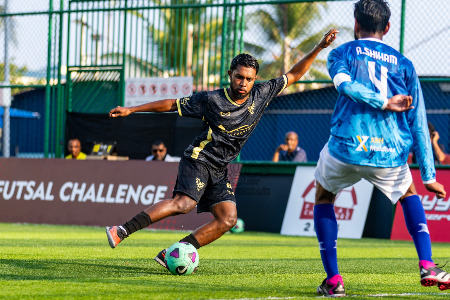 RDL vs Holiday SC in Day 4 of BG Futsal Challenge 2024 was held on Friday, 15th March 2024, in Male', Maldives Photos: Nausham Waheed / images.mv