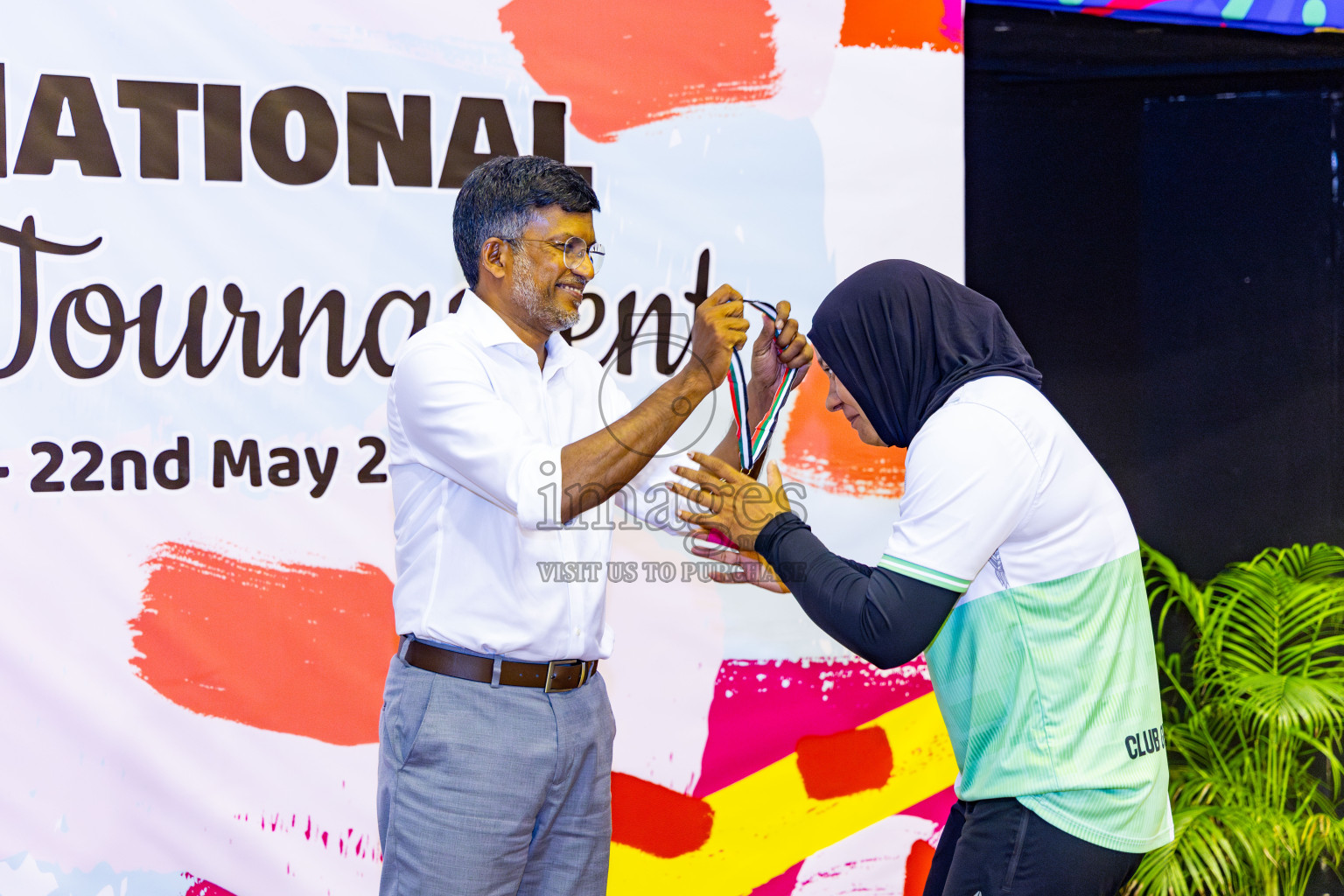 Club Matrix vs Club Green Streets in Final of 21st National Netball Tournament was held in Social Canter at Male', Maldives on Wednesday, 22nd May 2024. Photos: Nausham Waheed / images.mv