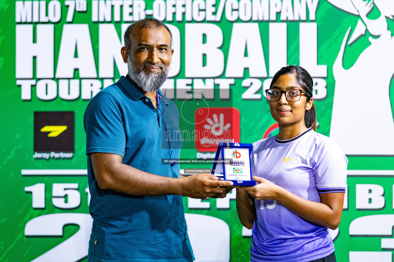 Day 2 of 7th Inter-Office/Company Handball Tournament 2023, held in Handball ground, Male', Maldives on Saturday, 17th September 2023 Photos: Nausham Waheed/ Images.mv