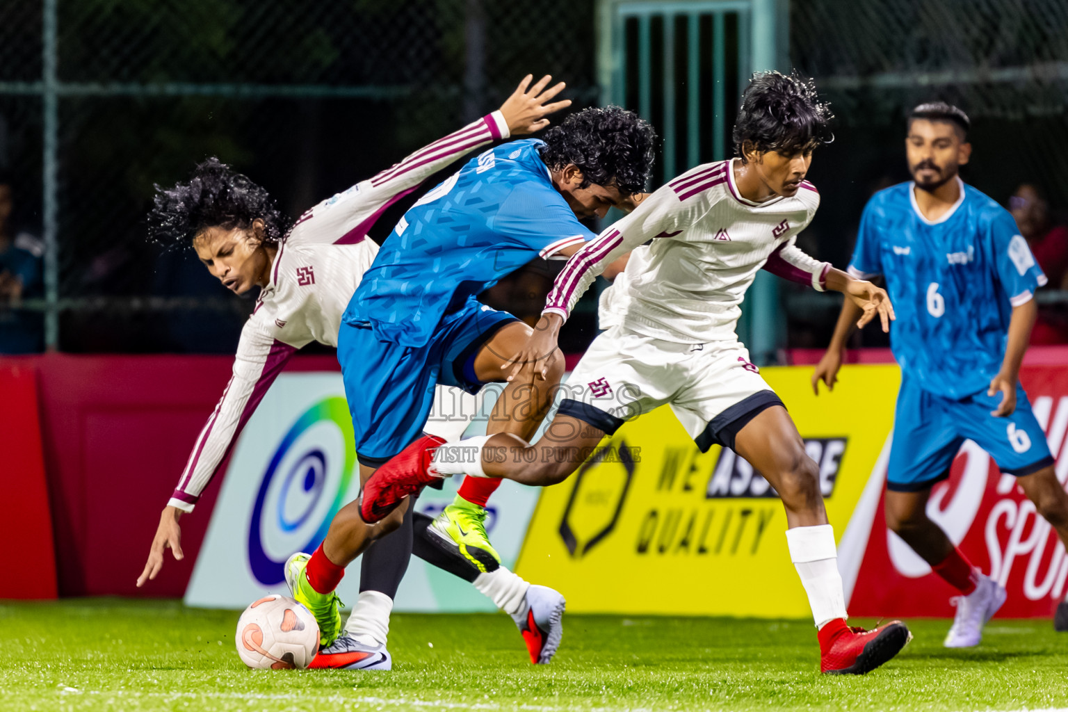 Club Binara vs Club 220 in Day 11 of Club Maldives Cup Classic 2025 was held in Rehendi Futsal Ground, Hulhumale', Maldives on Thursday, 25th September 2025. Photos: Nausham Waheed / images.mv