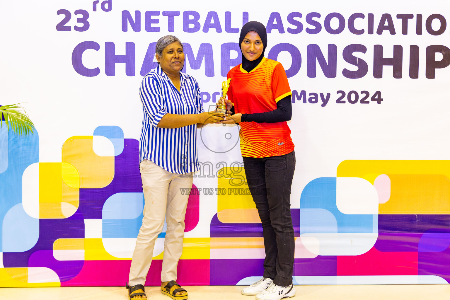 Final of 23rd Netball Association Championship was held in Social Canter at Male', Maldives on Sunday, 5th May 2024. Photos: Nausham Waheed / images.mv