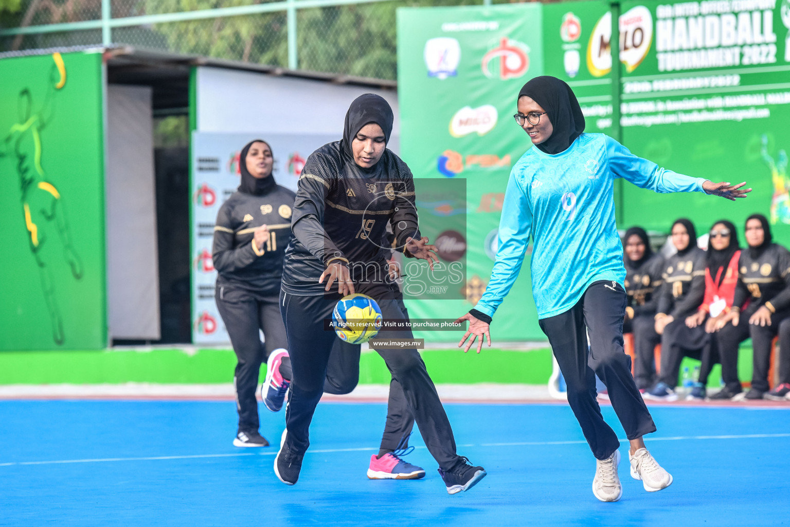 Day 5 of Milo 6th Inter Office Handball Tournament 2022 - Photos by Nausham Waheed