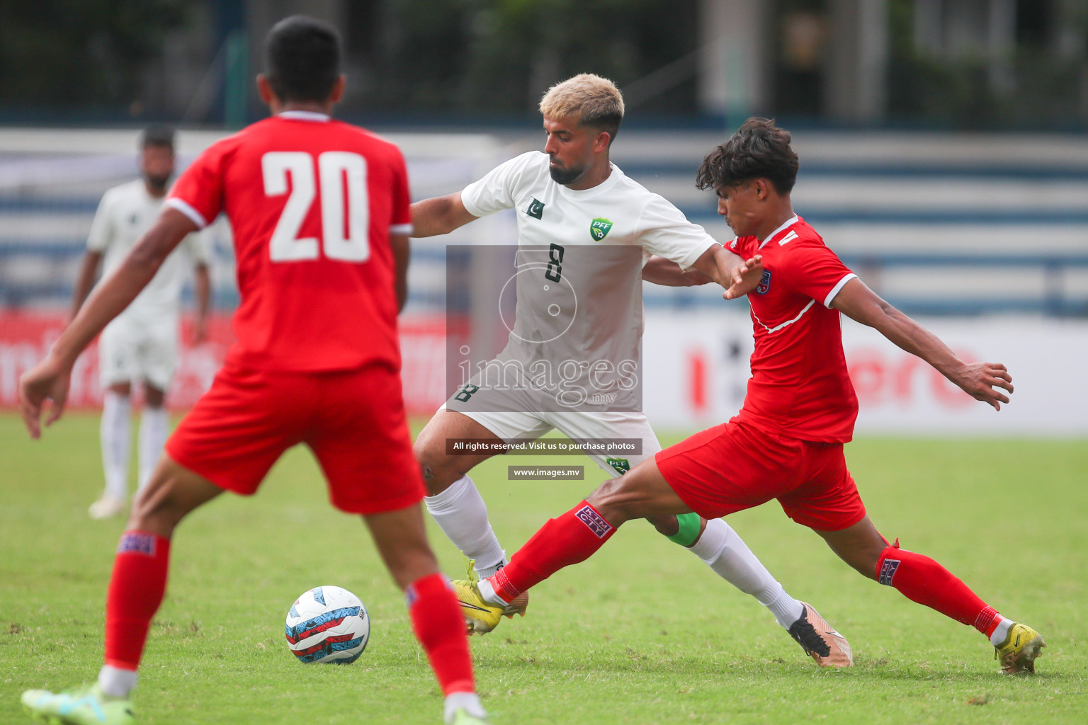 Nepal vs Pakistan in SAFF Championship 2023 held in Sree Kanteerava Stadium, Bengaluru, India, on Tuesday, 27th June 2023. Photos: Nausham Waheed, Hassan Simah / images.mv