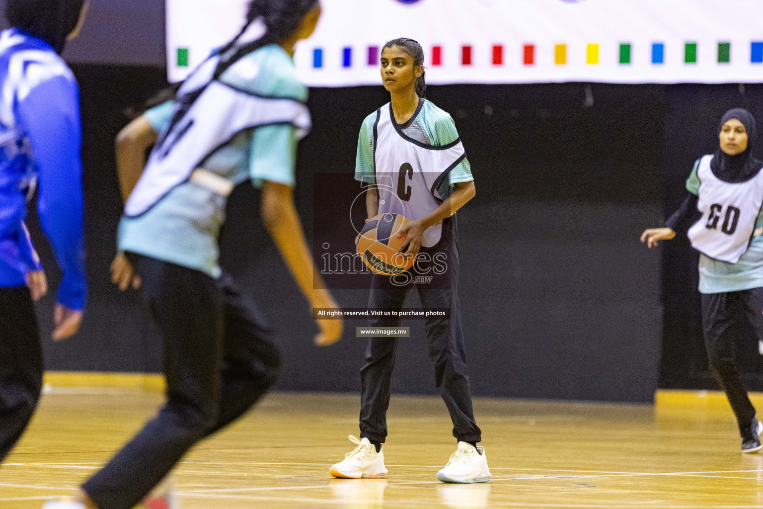 24th Interschool Netball Tournament 2023 was held in Social Center, Male', Maldives on 27th October 2023. Photos: Nausham Waheed / images.mv