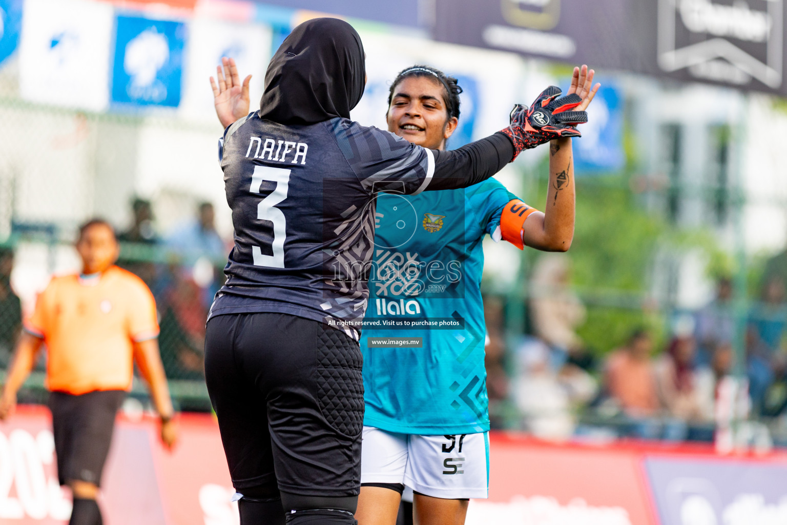 WAMCO vs MACL in 18/30 Futsal Fiesta Classic 2023 held in Hulhumale, Maldives, on Tuesday, 18th July 2023 Photos: Hassan Simah / images.mv