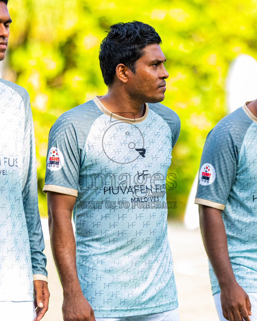 The Ritz Carlton vs Huvafen Fushi in Resort League 2025 (North Male Zone) day 17 was held on Friday, 19th September 2025 in One And Only Reethi Rah Maldives Resort, Photos: Areef Adam / images.mv