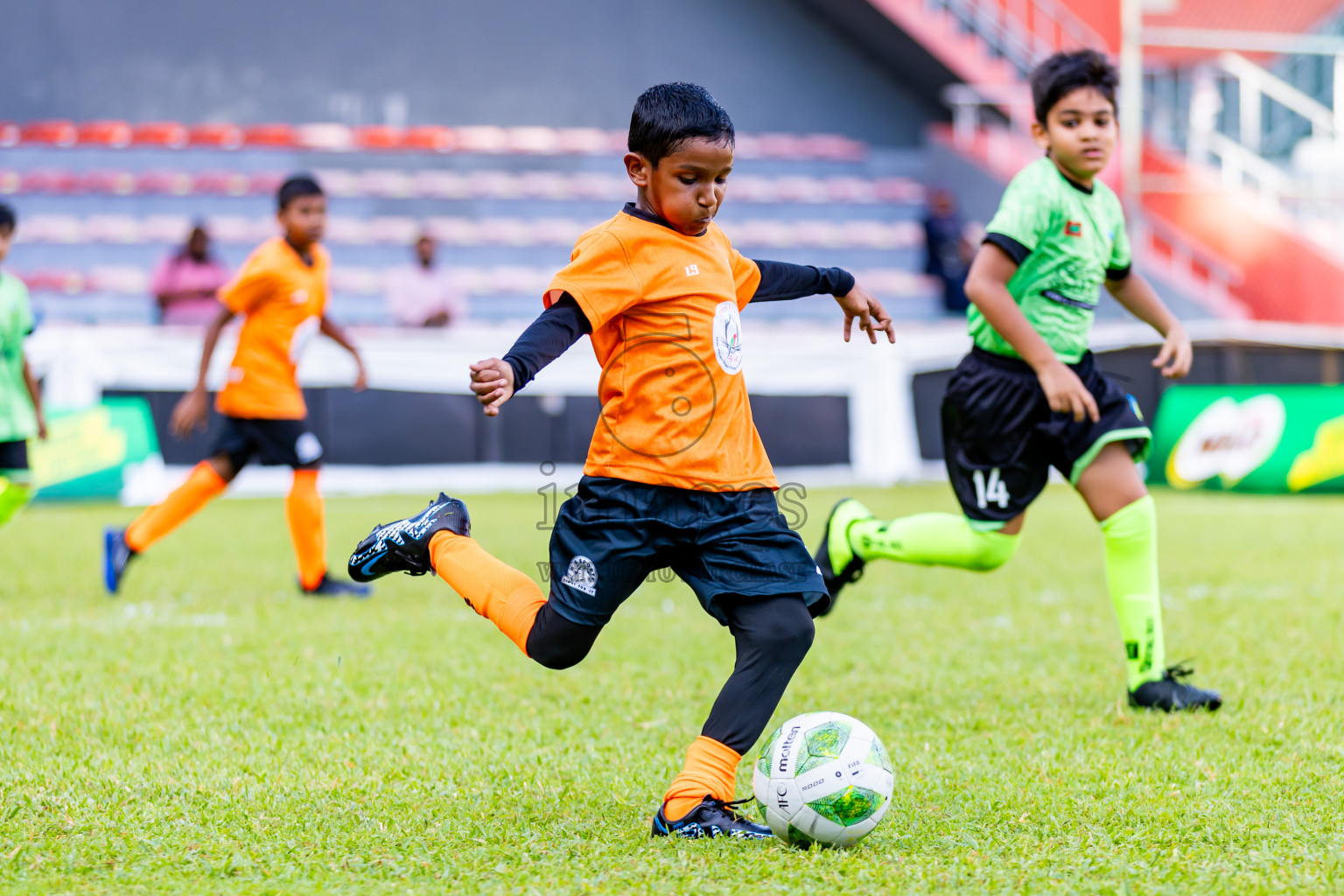 Day 2 of Under 10 MILO Academy Championship 2024 was held at National Stadium in Male', Maldives on Saturday, 27th April 2024. Photos: Nausham Waheed / images.mv