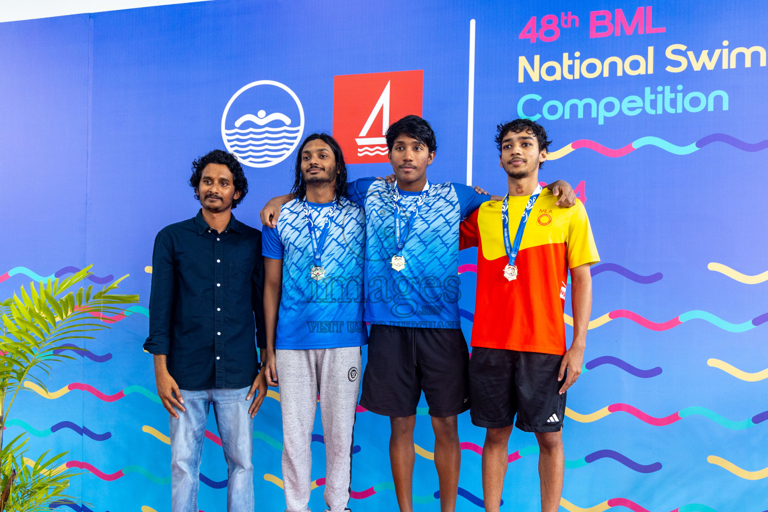 Day 7 of National Swimming Competition 2024 held in Hulhumale', Maldives on Thursday, 19th December 2024.
Photos: Ismail Thoriq / images.mv