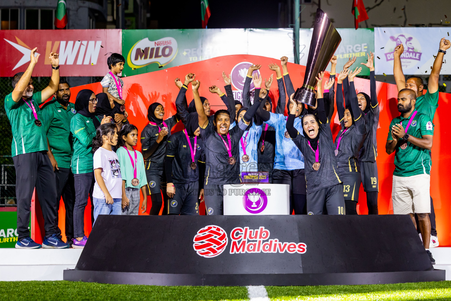 Dhivehi Sifainge Club vs Port Recreation Club in Final of Club Maldives Cup Eighteen Thirty 2025 was held in Rehendi Futsal Ground, Hulhumale', Maldives on Friday, 26th September 2025. Photos: Nausham Waheed  / images.mv