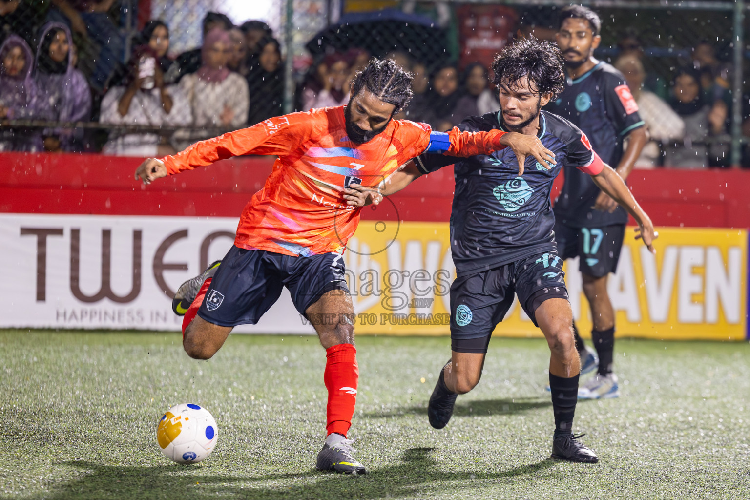 Sh Kanditheemu vs Sh Feydhoo in Day 6 of Golden Futsal Challenge 2025 on Friday, 6th January 2025, in Hulhumale', Maldives
Photos: Ismail Thoriq / images.mv