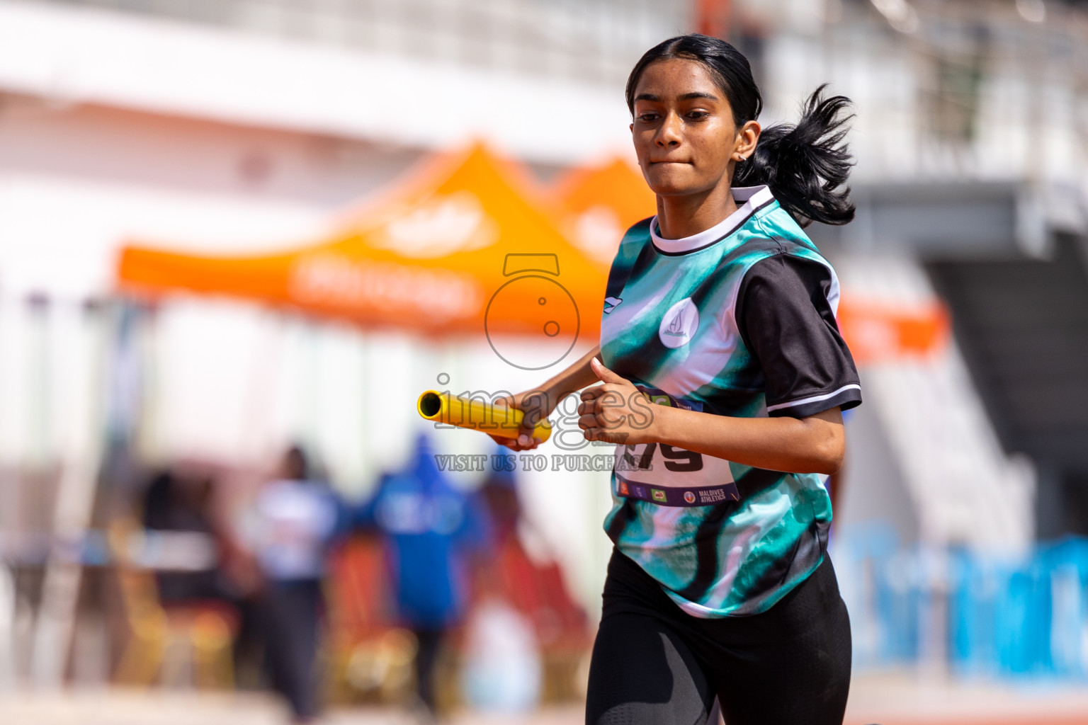 Day 6 of MWSC Interschool Athletics Championships 2024 held in Hulhumale Running Track, Hulhumale, Maldives on Thursday, 14th November 2024. Photos by: Ismail Thoriq / Images.mv