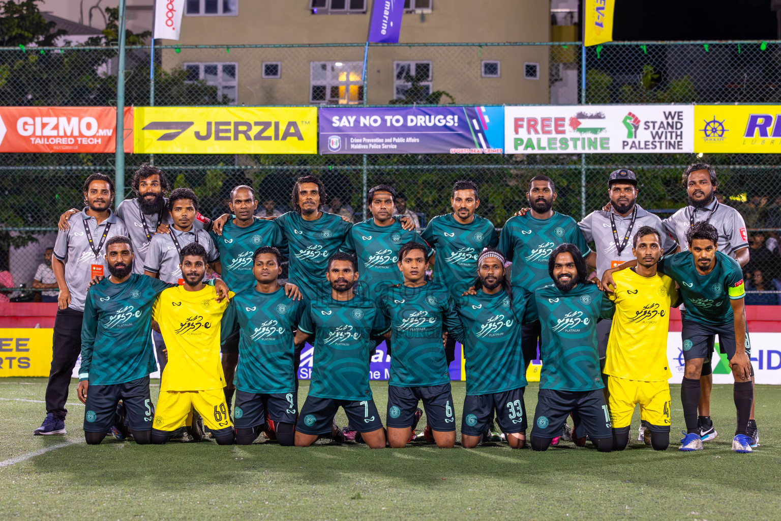 L Maavah vs L Maabaidhoo in Day 20 of Golden Futsal Challenge 2024 was held on Saturday , 3rd February 2024 in Hulhumale', Maldives Photos: Ismail Thoriq / images.mv