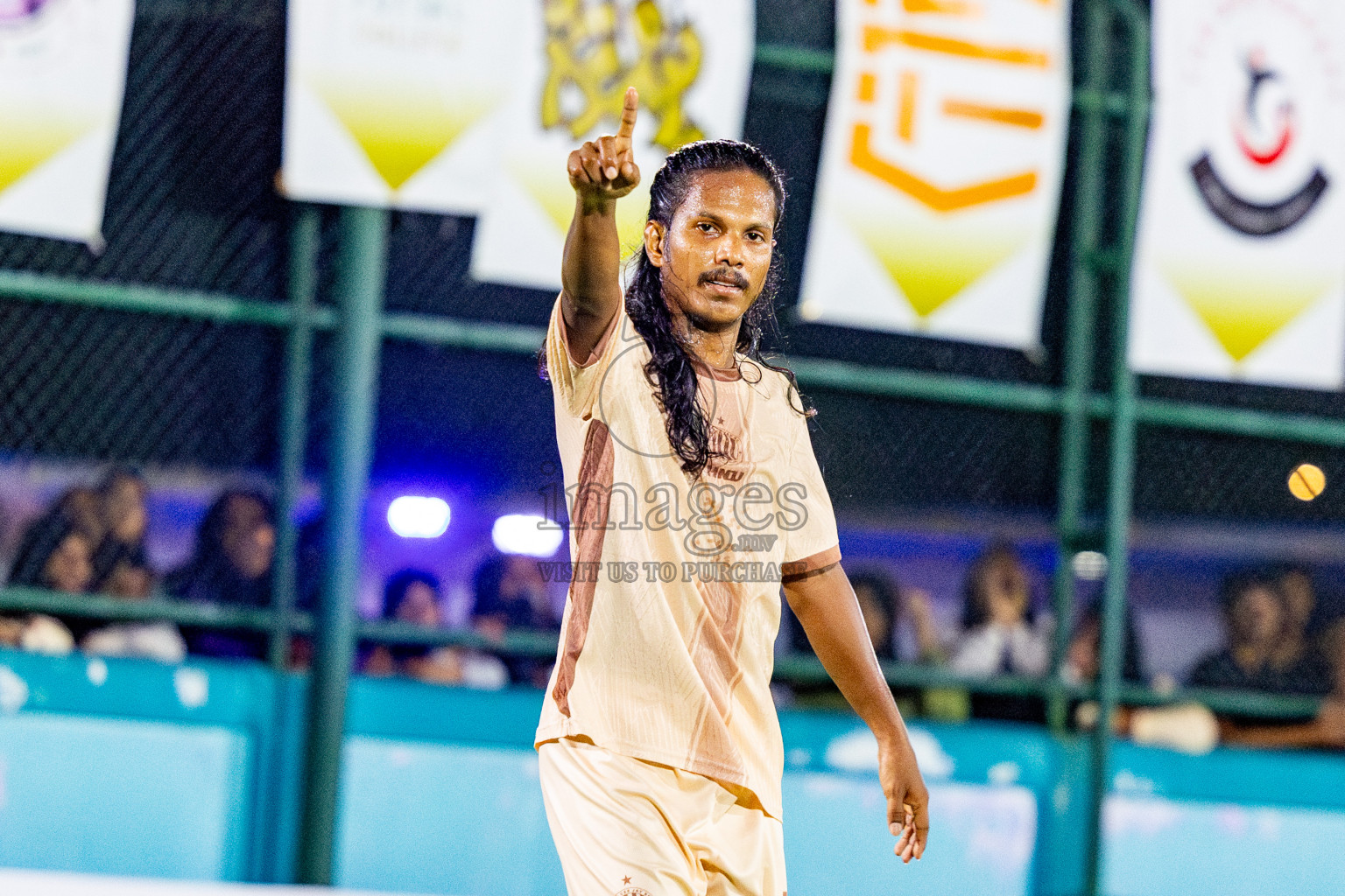 Dee Cee Jay SC vs Fools SC in Semi Finals of Laamehi Dhiggaru Ekuveri Futsal Challenge 2025 was held on Sunday, 27th July 2025, at Dhiggaru Futsal Ground, Dhiggaru, Maldives Photos: Nausham Waheed  / images.mv