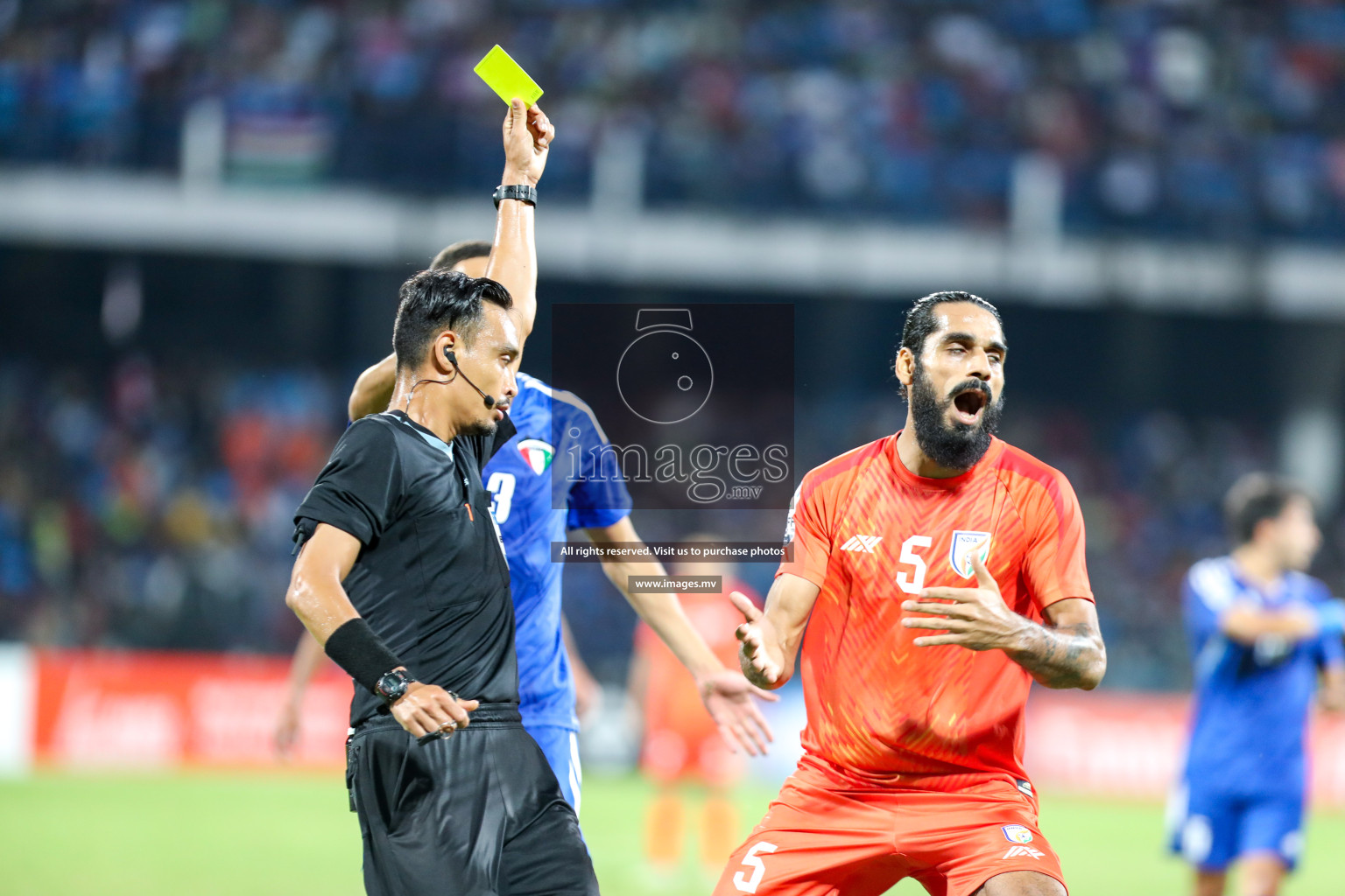 Kuwait vs India in the Final of SAFF Championship 2023 held in Sree Kanteerava Stadium, Bengaluru, India, on Tuesday, 4th July 2023. Photos: Nausham Waheed, Hassan Simah / images.mv