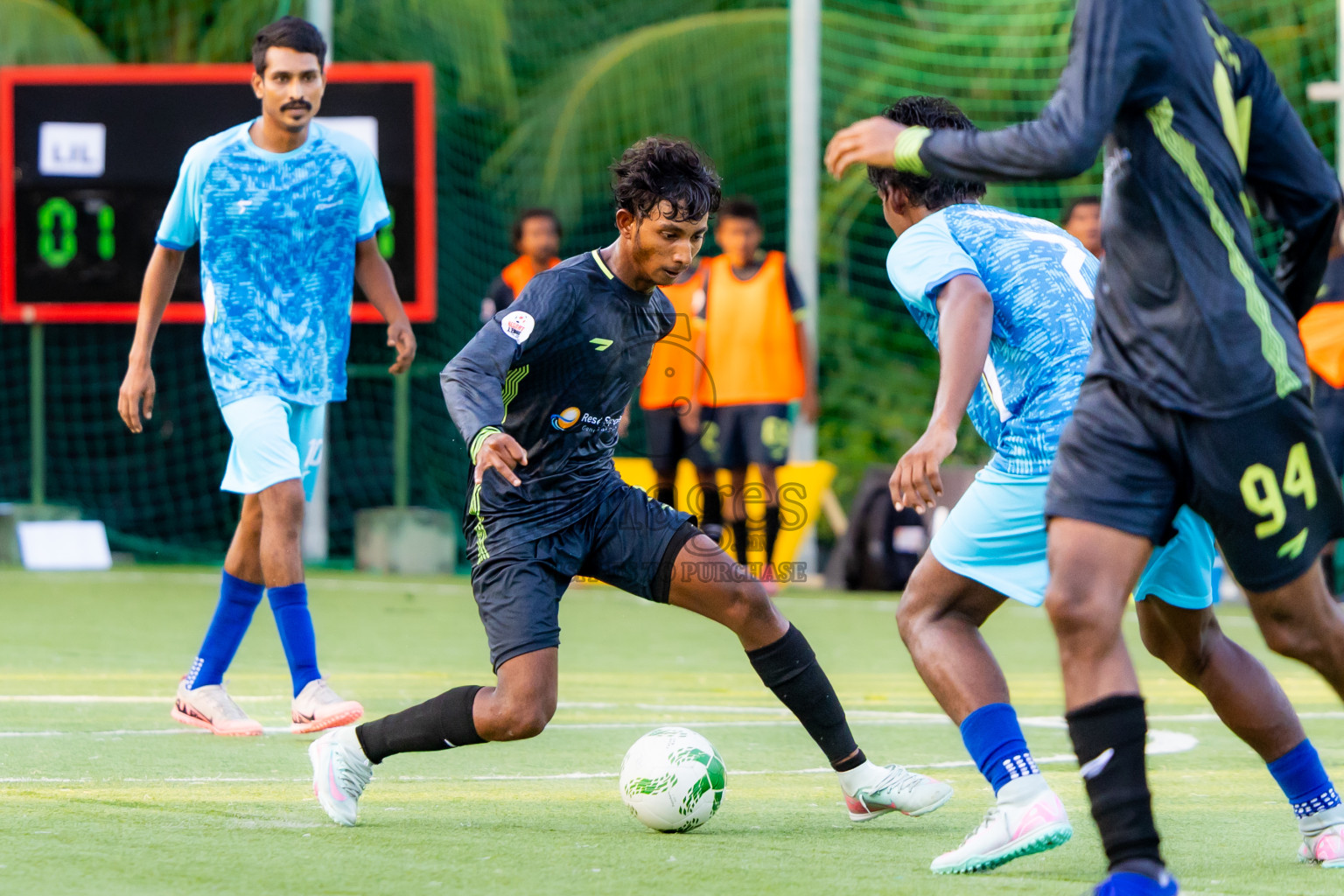 Kuramathi vs Lily Beach in Day 3 of Resort League 2025 (Ari Zone) was held on Sunday, 22nd June 2025 in Conrad Maldives Rangali Island, Alif Dhaalu Atoll, Maldives. Photos: Nausham Waheed / images.mv