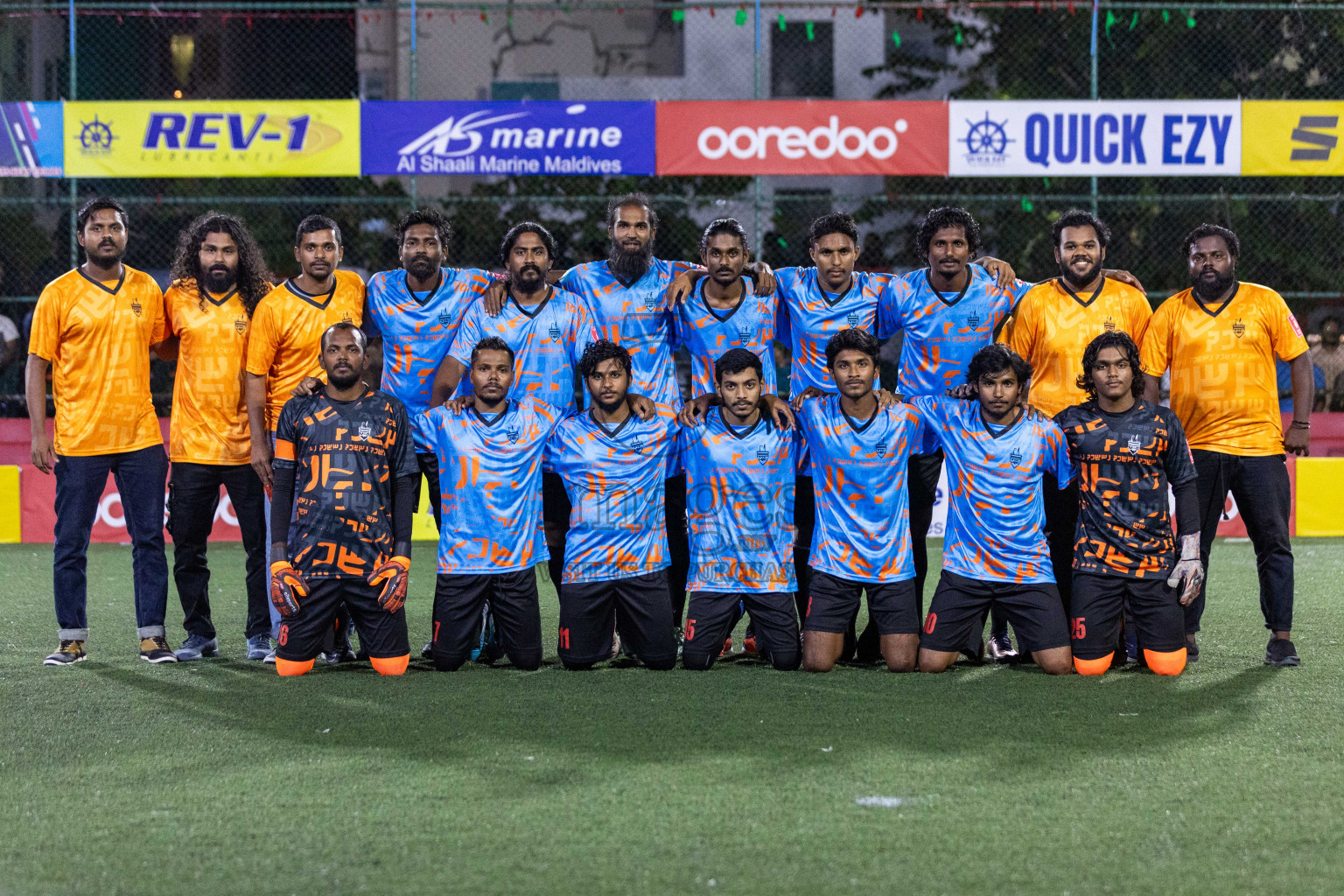 ADh Mahibadhoo vs ADh Hangnaameedhoo in Day 7 of Golden Futsal Challenge 2024 was held on Saturday, 20th January 2024, in Hulhumale', Maldives Photos: Nausham Waheed / images.mv