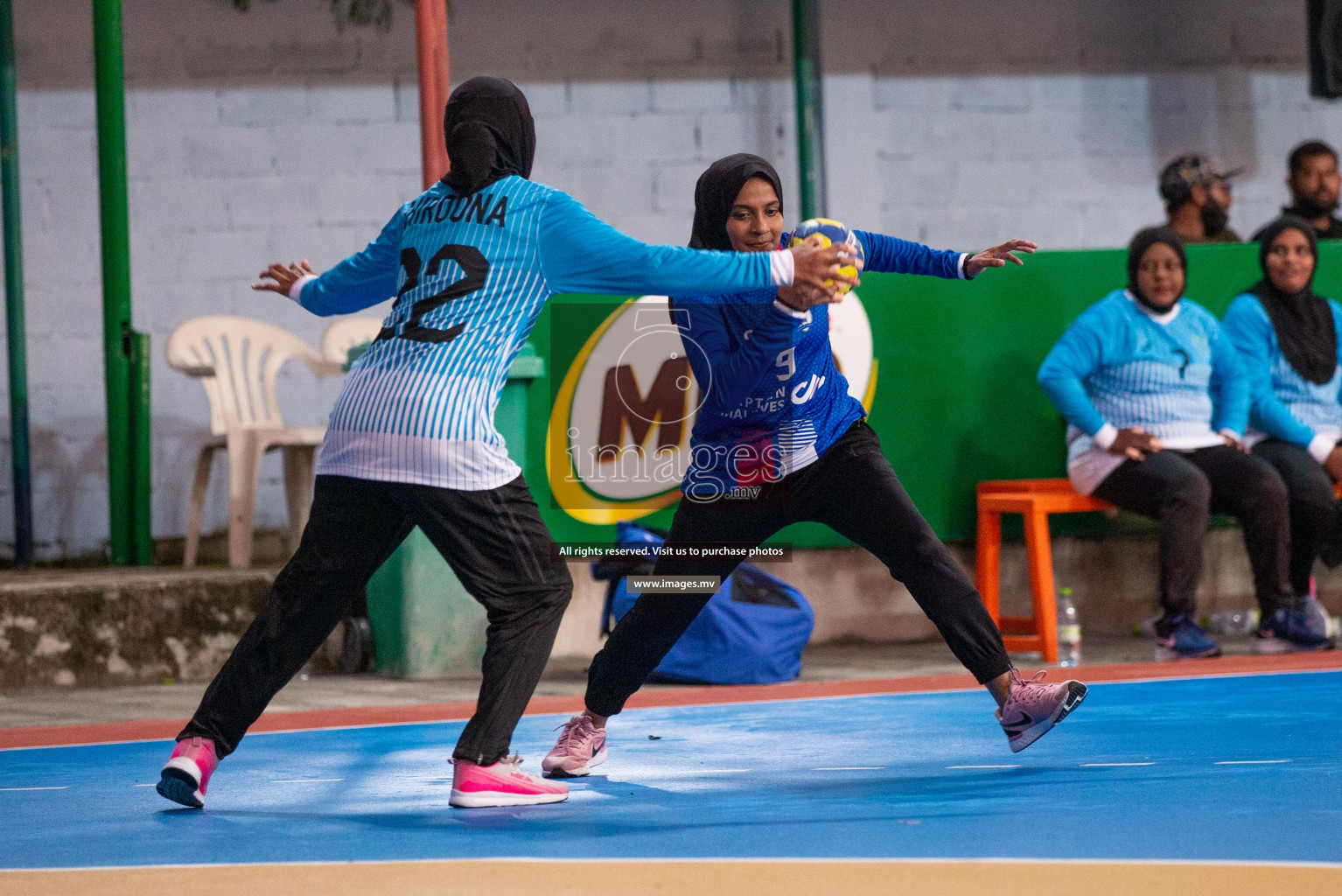 Milo 8th National Handball Tournament Day3, 17th December 2021, at Handball Ground, Male', Maldives. Photos by Shuu Abdul Sattar