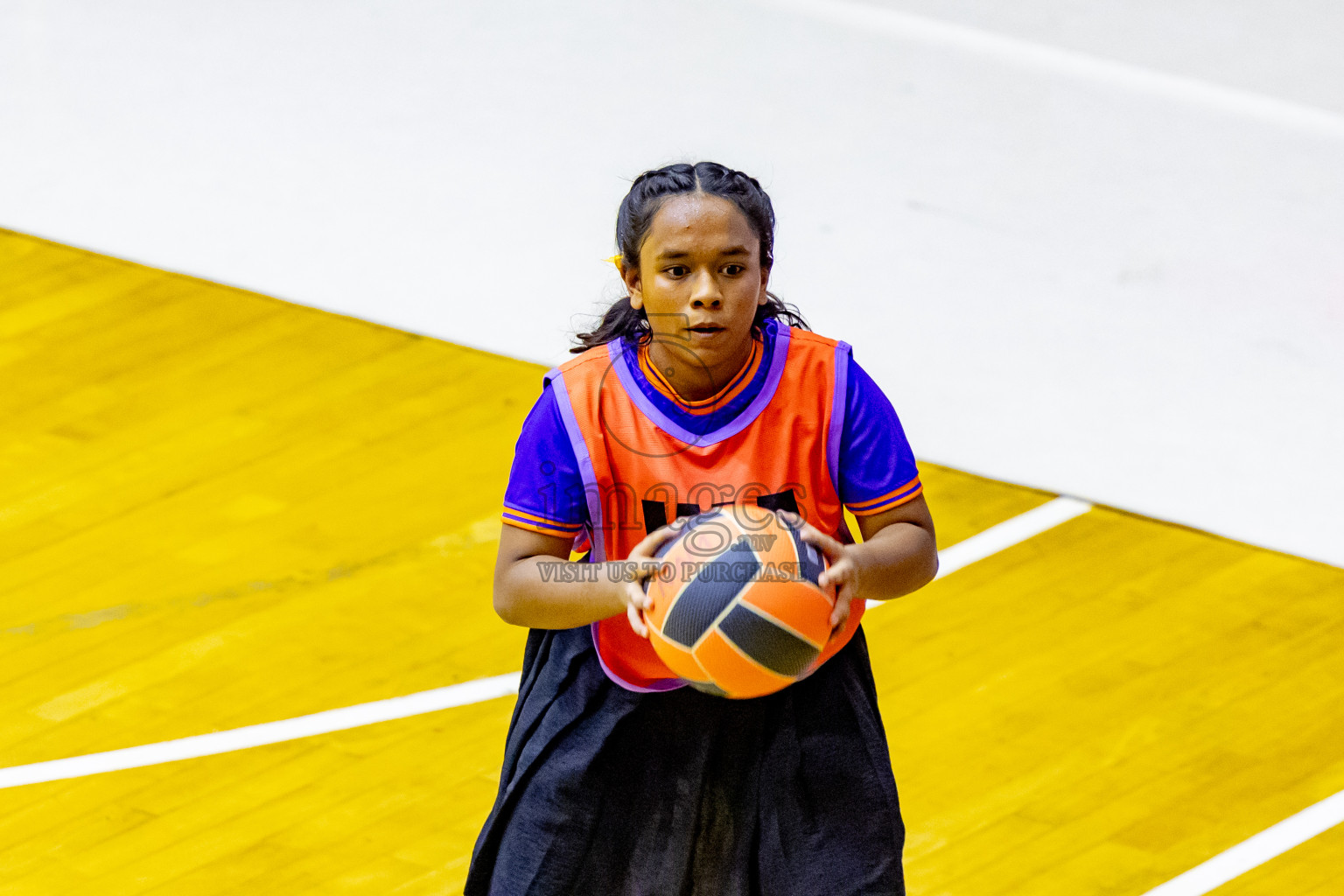 Day 14 of 25th Inter-School Netball Tournament was held in Social Center at Male', Maldives on Sunday, 25th August 2024. Photos: Nausham Waheed / images.mv