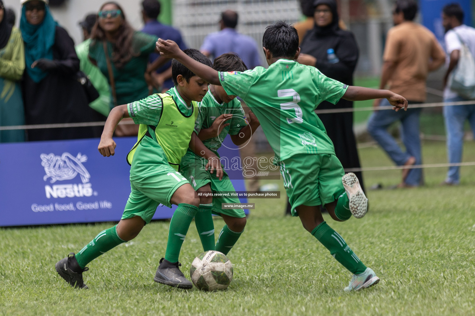 Day 1 of Nestle kids football fiesta, held in Henveyru Football Stadium, Male', Maldives on Wednesday, 11th October 2023 Photos: Shut Abdul Sattar/ Images.mv