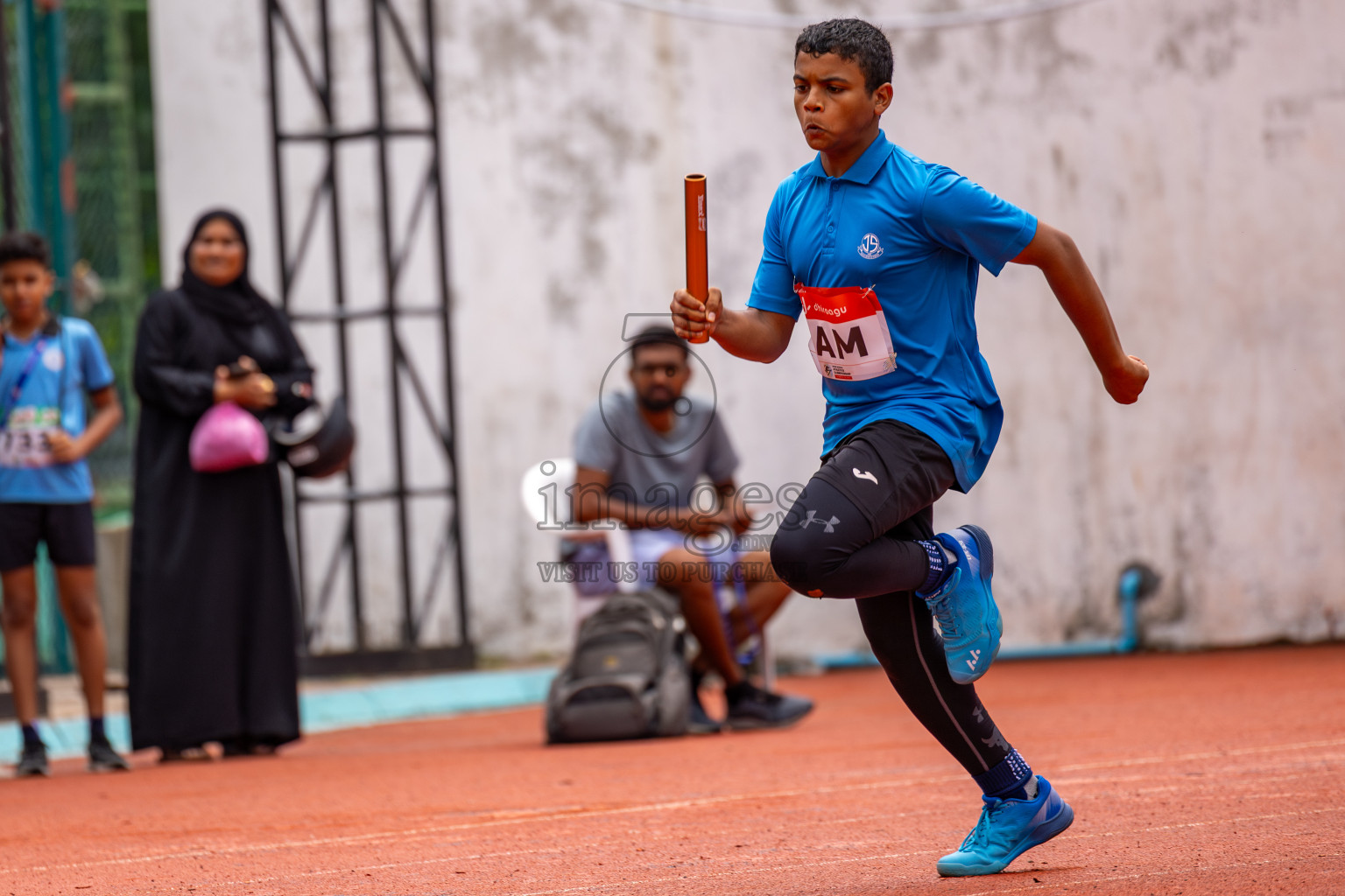 Day 6 of Inter-school Athletics Championship 2025 held in Ekuveni Synthetic Track, Male', Maldives on Sunday, 12th October 2025. Photos by: Ismail Thoriq / Images.mv