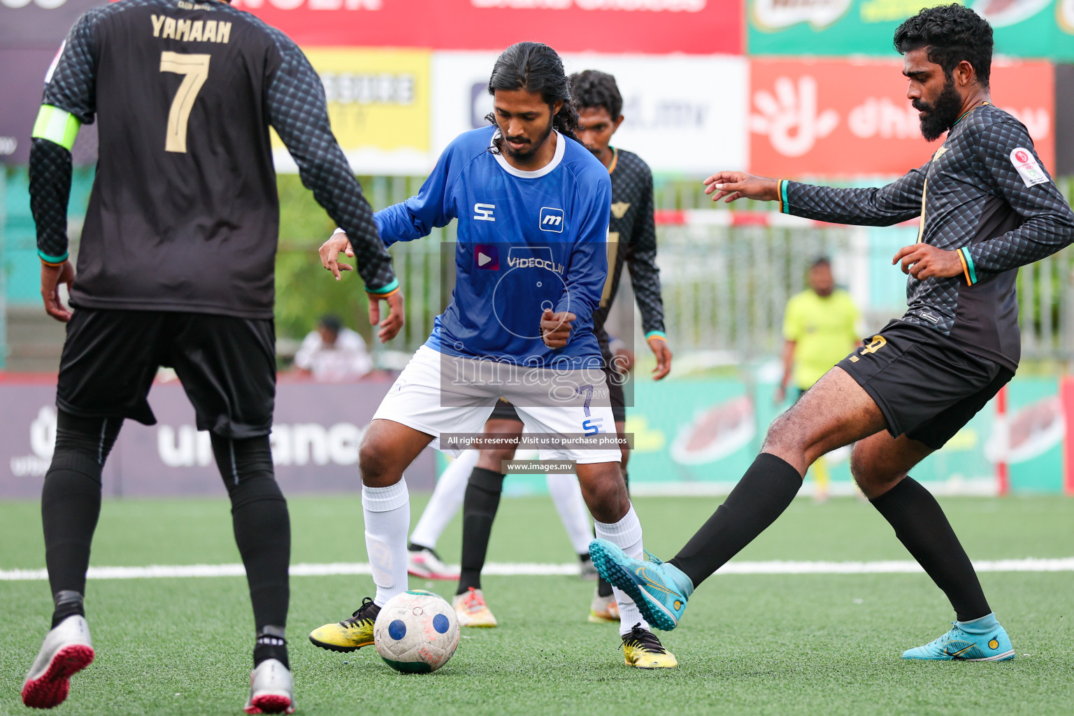 AVSEC vs Medianet in Club Maldives Cup 2023 held in Hulhumale, Maldives, on Sunday, 30th July 2023 Photos: Nausham Waheed / images.mv