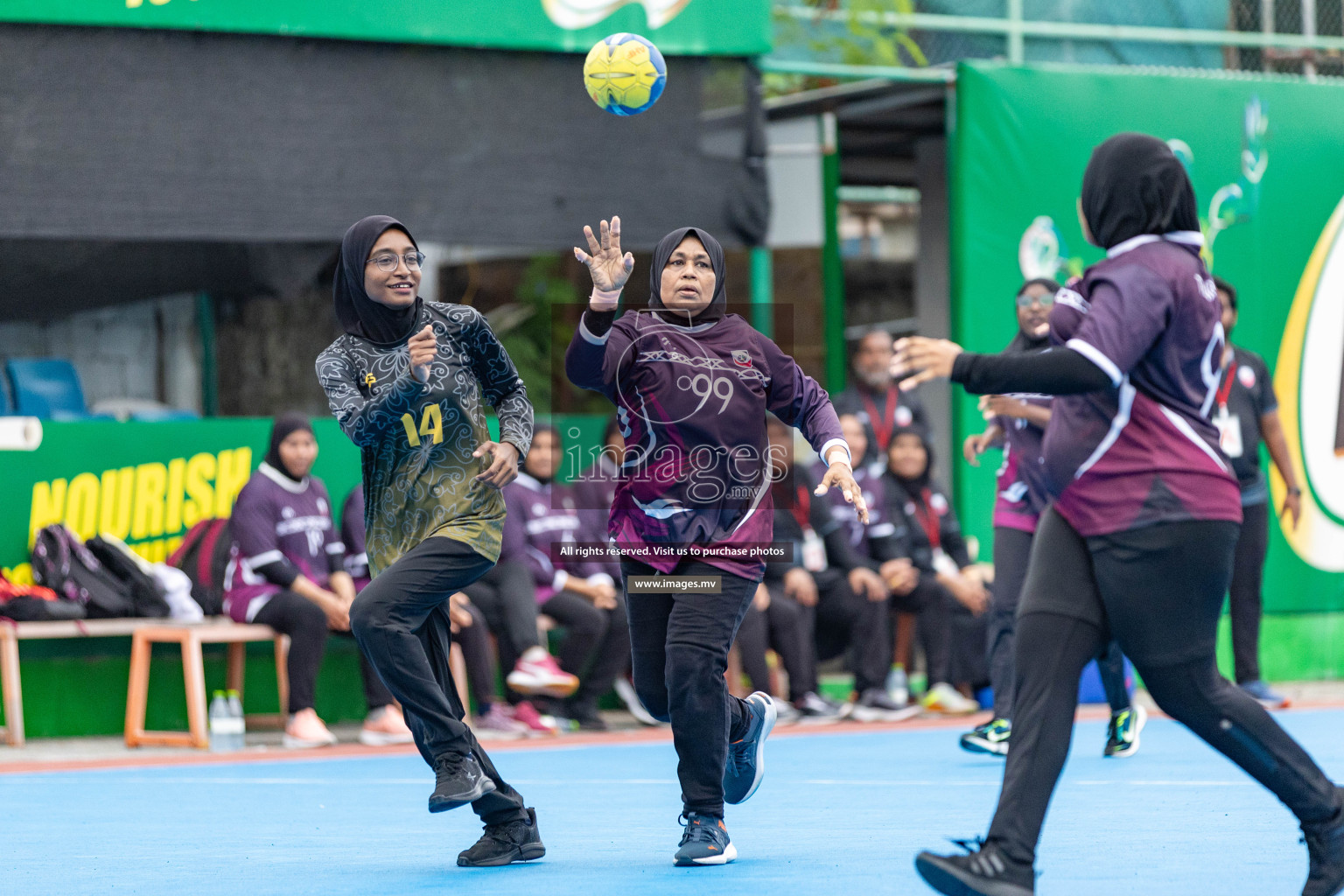 Day 3 of 7th Inter-Office/Company Handball Tournament 2023, held in Handball ground, Male', Maldives on Sunday, 18th September 2023 Photos: Nausham Waheed/ Images.mv