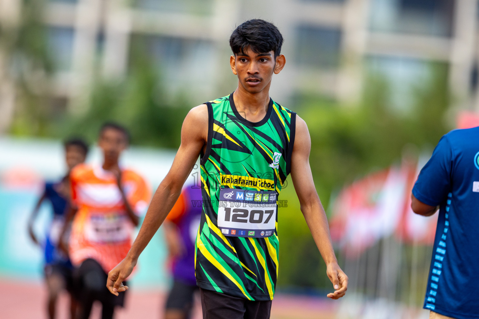 Day 2 of MWSC Interschool Athletics Championships 2024 held in Hulhumale Running Track, Hulhumale, Maldives on Sunday, 10th November 2024. Photos by: Ismail Thoriq / Images.mv