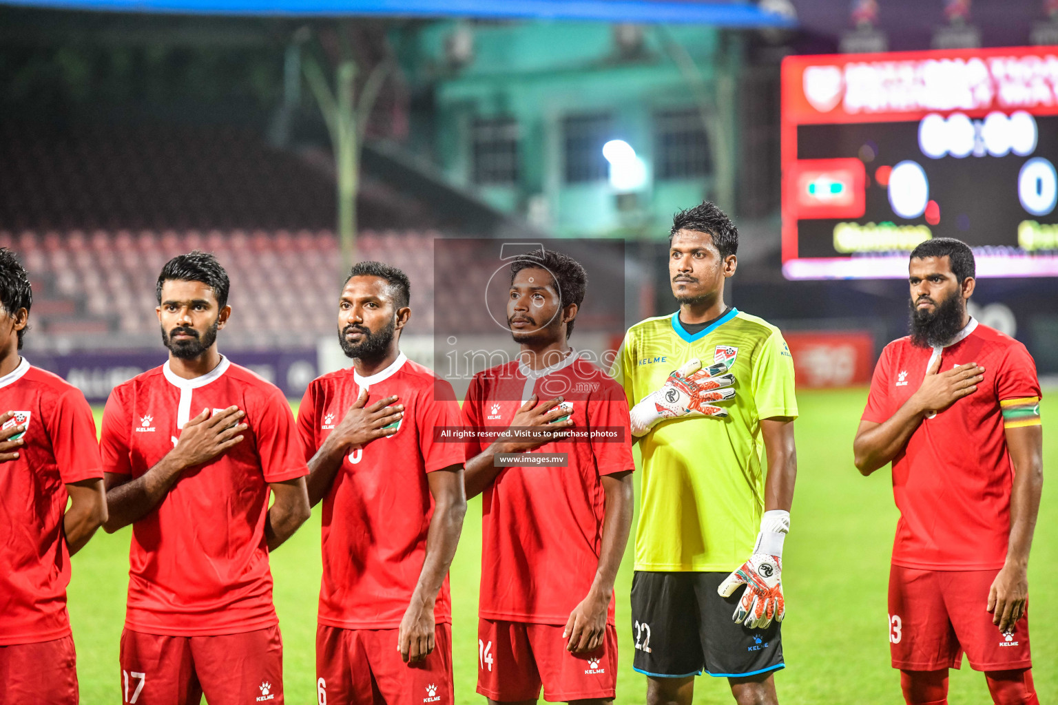 Maldives vs Bangladesh Friendly Match 24 Mar 2022 at Galolhu Rasmee Stadium Malé photos by Nausham Waheed