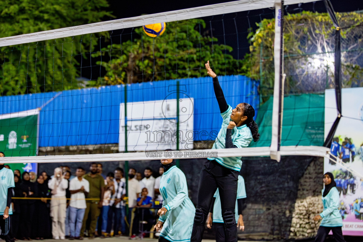 U19 Male and Atoll Girl's Finals in Day 9 of Interschool Volleyball Tournament 2024 was held in ABC Court at Male', Maldives on Saturday, 30th November 2024. Photos: Hassan Simah / images.mv