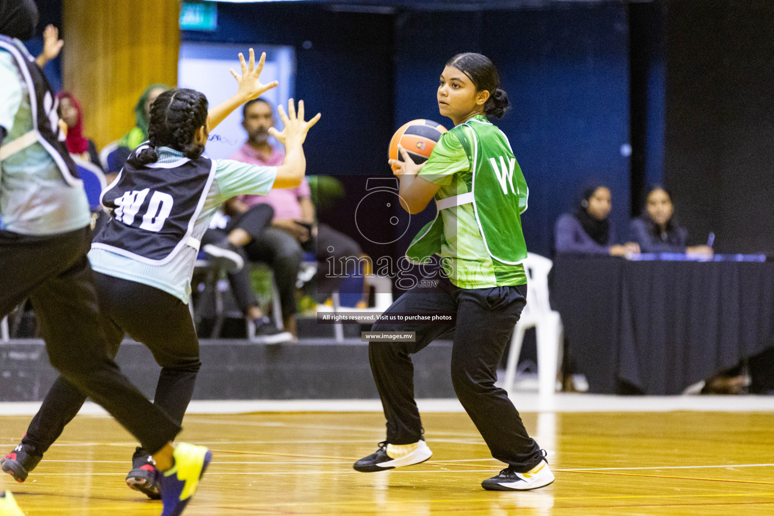 Day 10 of 24th Interschool Netball Tournament 2023 was held in Social Center, Male', Maldives on 5th November 2023. Photos: Nausham Waheed / images.mv