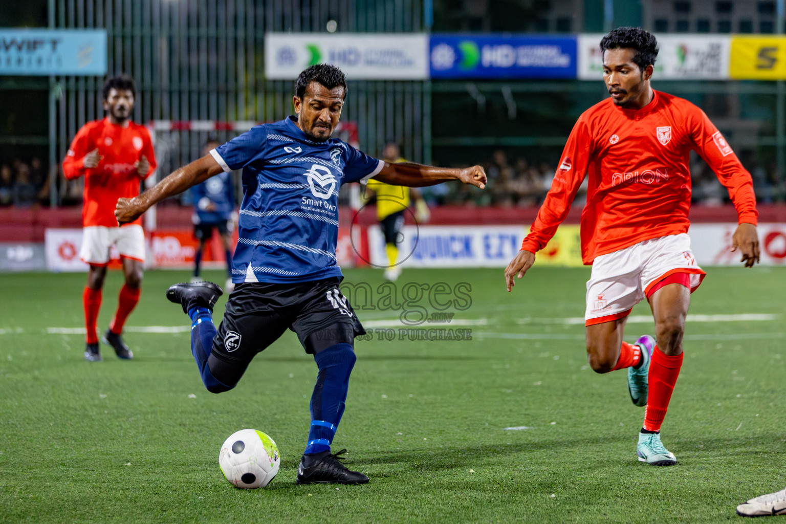 K. Gaafaru VS B. Eydhafushi on Day 36 of Golden Futsal Challenge 2024 was held on Wednesday, 21st February 2024, in Hulhumale', Maldives 
Photos: Hassan Simah/ images.mv