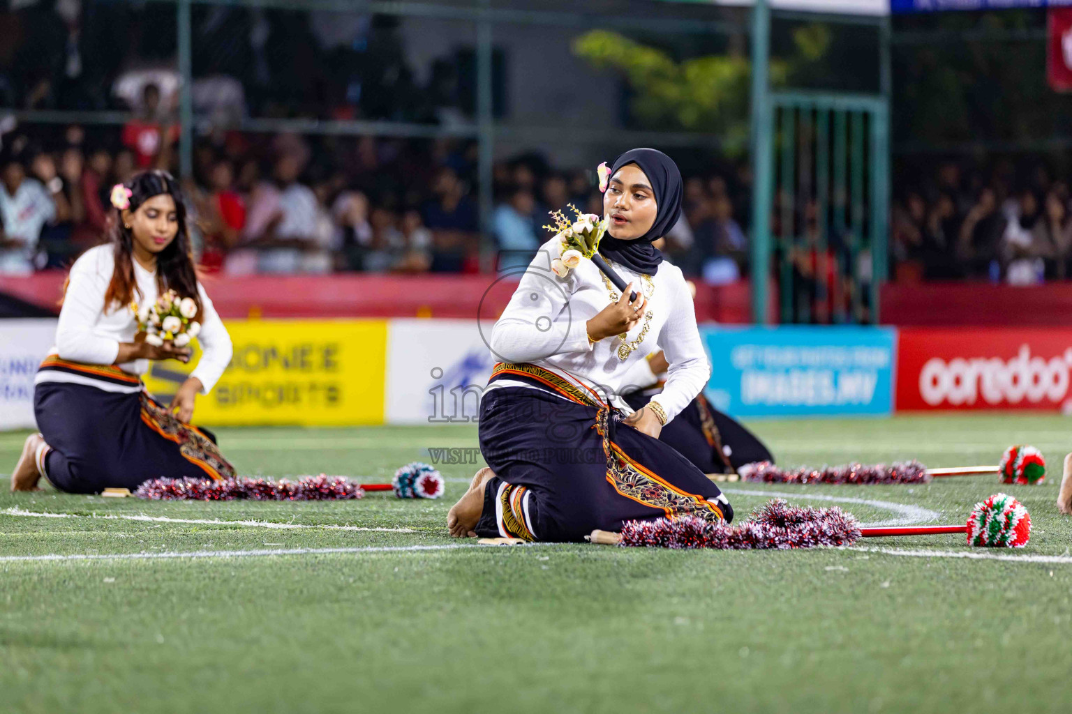 L. Gan VS B. Eydhafushi in the Finals of Golden Futsal Challenge 2024 which was held on Thursday, 7th March 2024, in Hulhumale', Maldives. 
Photos: Hassan Simah / images.mv