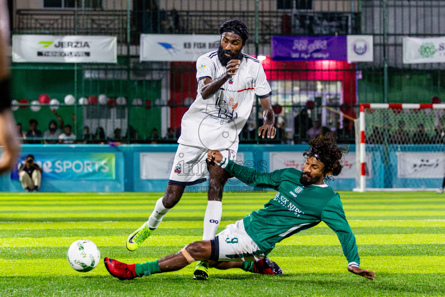 Ifhaams vs Dee Cee Jay SC in Final of Laamehi Dhiggaru Ekuveri Futsal Challenge 2025 was held on Tuesday, 29th July 2025, at Dhiggaru Futsal Ground, Dhiggaru, Maldives Photos: Nausham Waheed  / images.mv