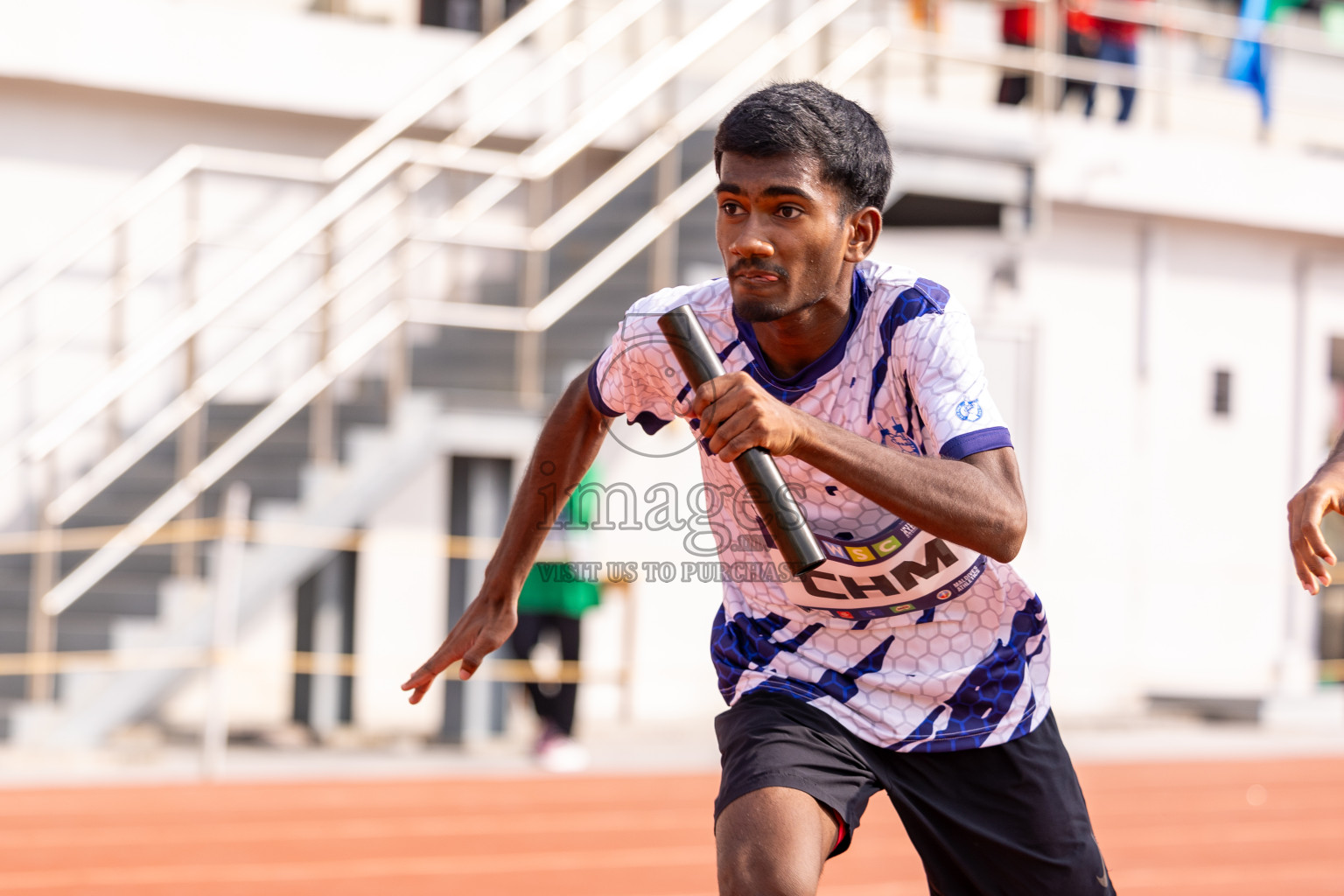 Day 5 of MWSC Interschool Athletics Championships 2024 held in Hulhumale Running Track, Hulhumale, Maldives on Wednesday, 13th November 2024. Photos by: Ismail Thoriq / Images.mv