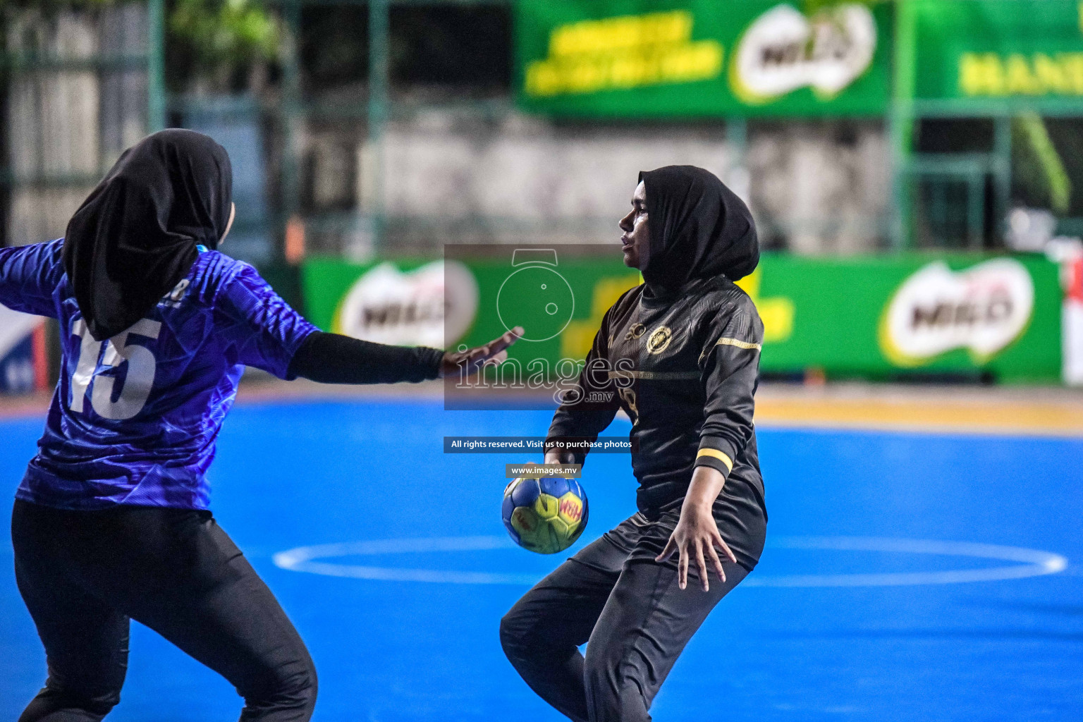 Day 16 of Milo 6th Inter Office Handball Tournament 2022 - Photos by Nausham Waheed