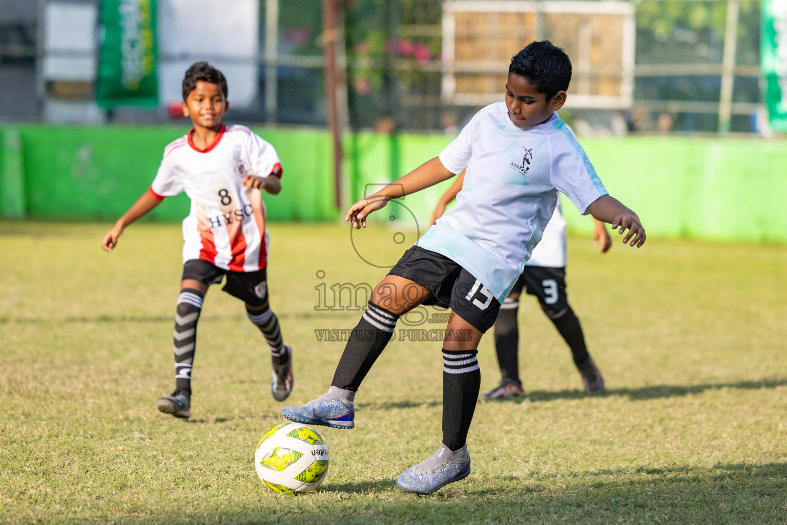 Day 2 of MILO Academy Championship 2025 was held on Friday, 14th February 2025 in Henveiru Stadium. 
Photos: Hassan Simah / Images.mv
