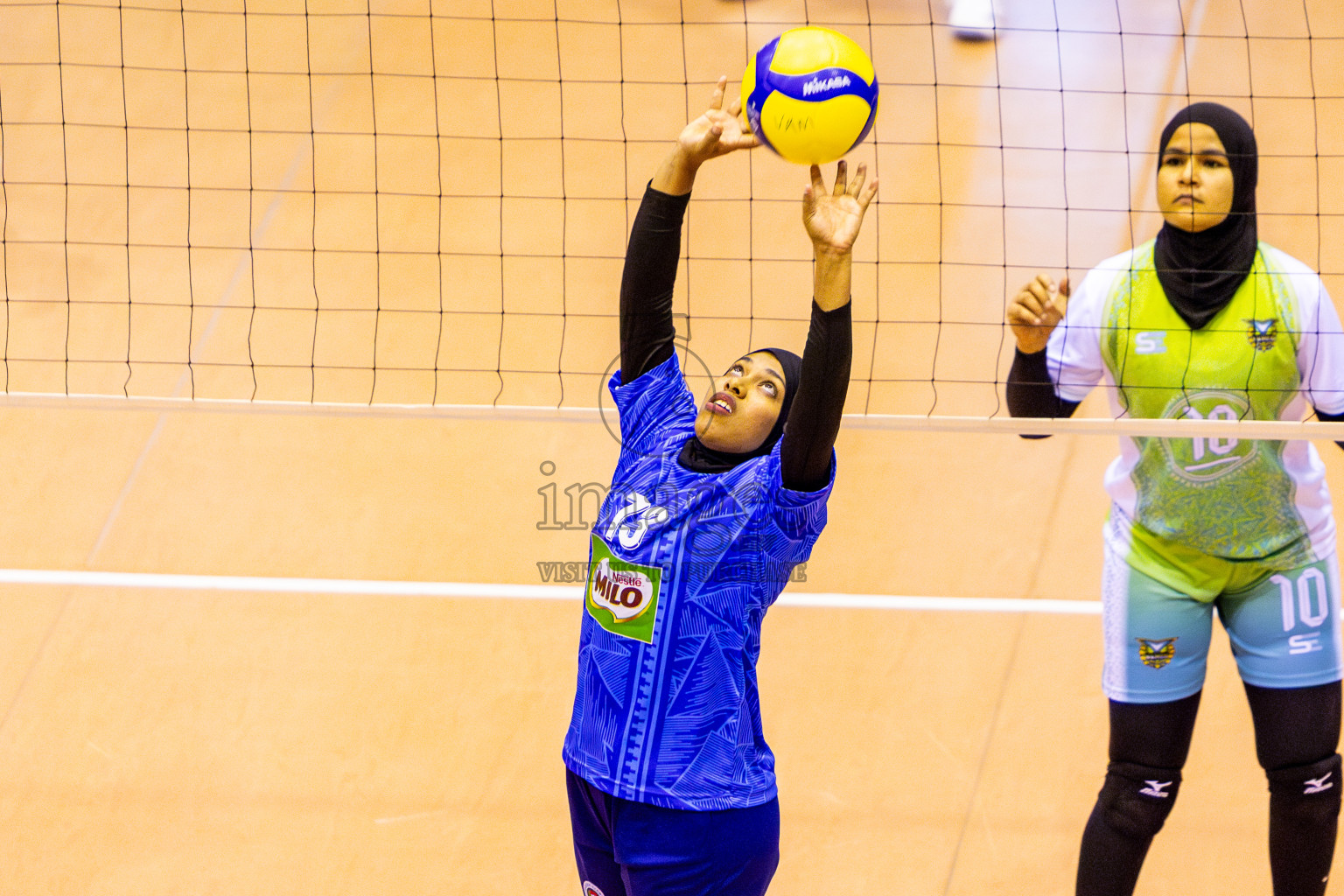 Police Club vs Club Wamco in the Final of Women's Division of VAM Cup 2025 held in Male', Maldives on Thursdsay, 17th April 2025 at Social Center Indoor Hall Photos By: Nausham Waheed / images.mv