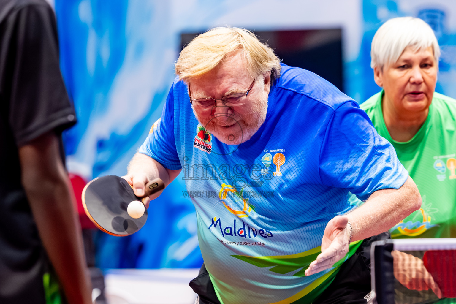 Day 2 of 1st Thoddoo Masters Table Tennis Tournament was held on Friday, 22nd August 2025 in AA Thoddoo, Maldives. Photos: Nausham Waheed / images.mv